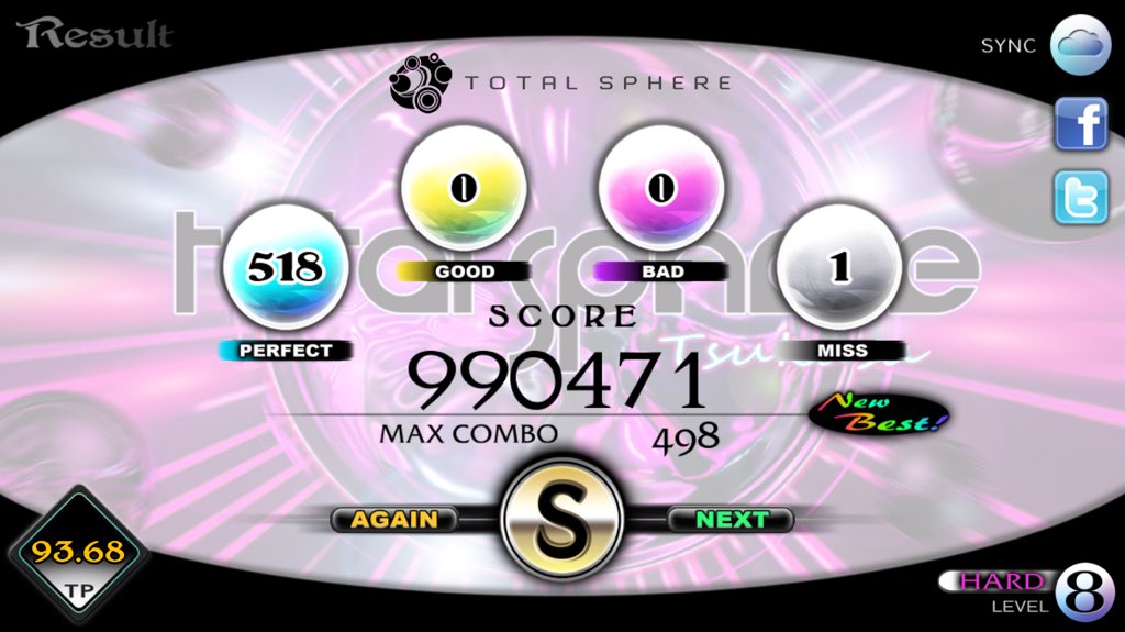 la_la_mh's tweet image. トリル押し切ってスライドでやらかしましたありがとうございました
#cytus #1miss