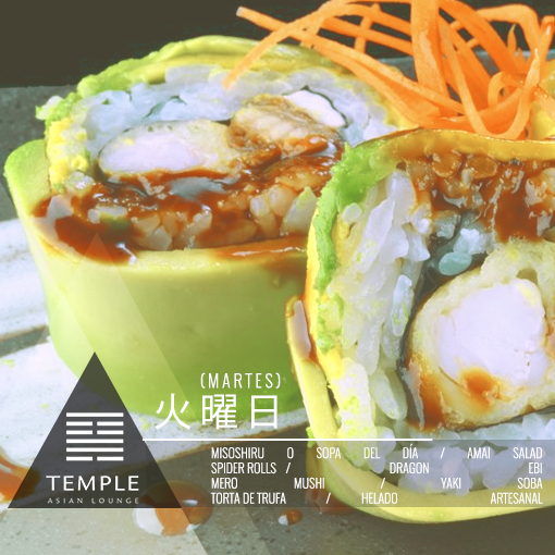 TempleStgo's tweet photo. Es hora de almorzar, descubre el #MenuTemple. Un martes distinto. https://t.co/TPMOvTrYer