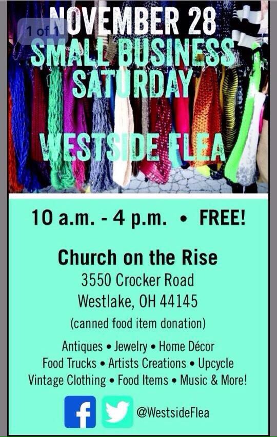 WestsideFlea's tweet photo. Support Small Businesses this Saturday @WestsideFlea https://t.co/99WPEpH9KF