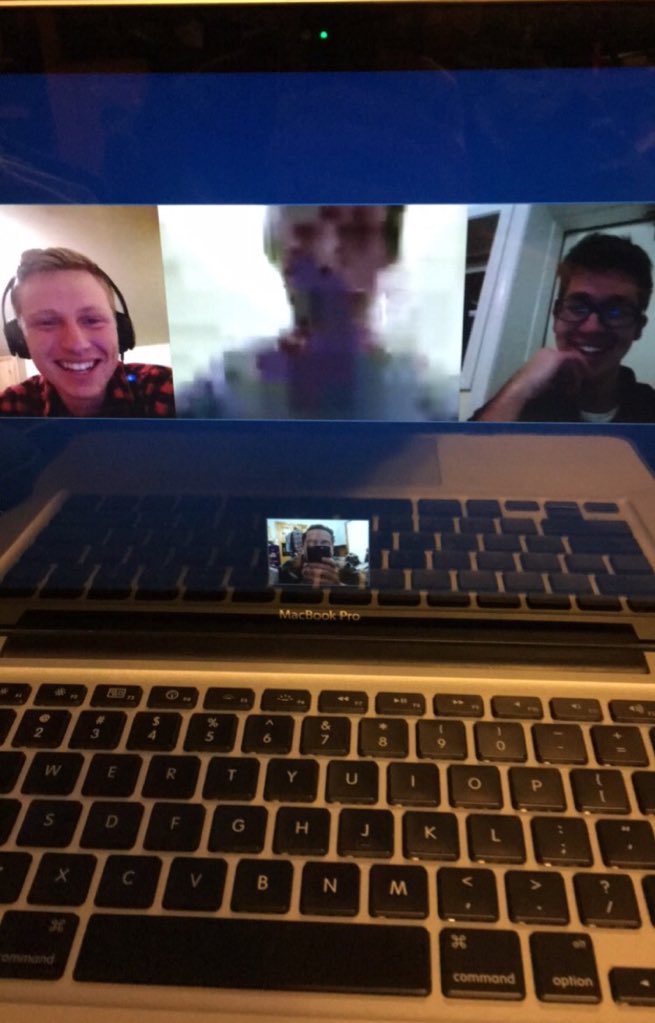 redtinbox's tweet photo. Hey guys, some of you might be wondering what we're up to. Garrett is actually a zombie now. Not too stoked about it https://t.co/BEn58G1gRh