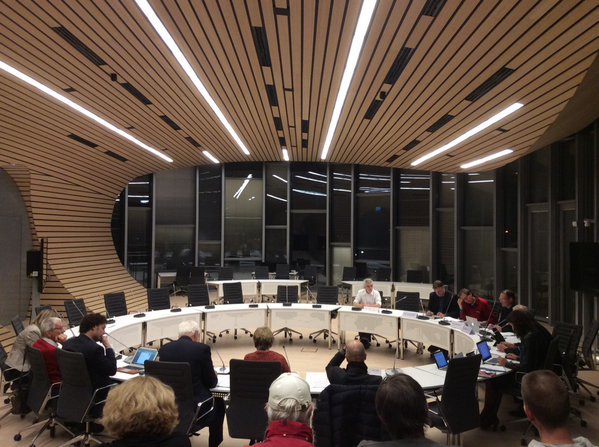 SP Lochem spreekt in bij ronde-tafel gesprekken in raadzaal gemeentehuis omtrent de toekomst van de #thuiszorg