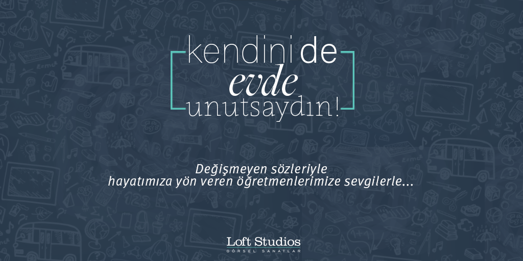 Tüm öğretmenlerimizin Öğretmenler Günü kutlu olsun...