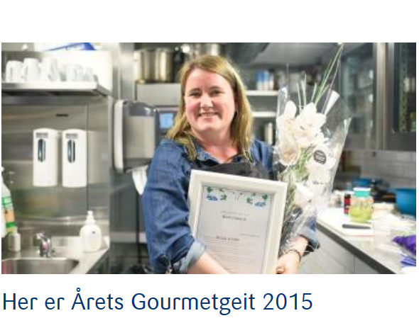TINE_SA's tweet photo. TINE gratulerer årets gourmetgeit 2015: https://t.co/inMr29Pfkz https://t.co/8UduJX93PU