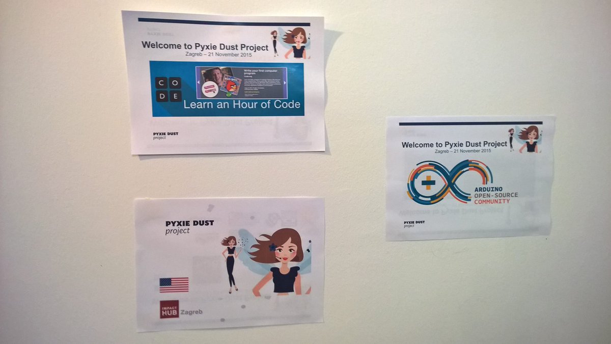 HourOfCode_HR's tweet image. Prošli vikend smo sudjelovali na projektu Pyxie Dust on.fb.me/1I7SZGF #Zagreb cc @ImpactHubZG