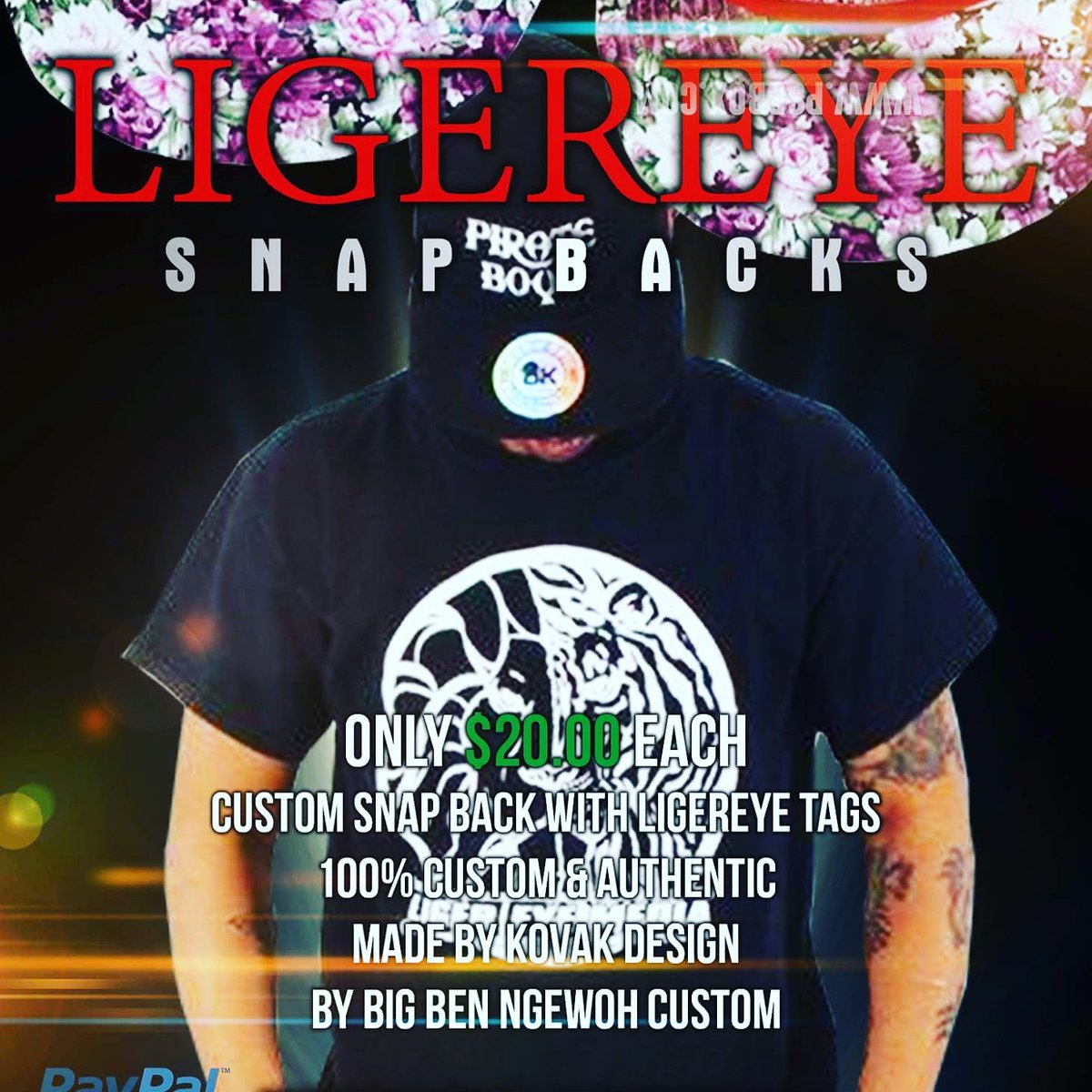 LIGEREYE's tweet photo. @iamdiddy @LIGEREYE @Jayesocrazy #fasion #custom #snapback https://t.co/JBXNiGli2y