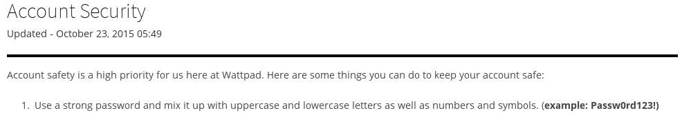 asdizzle_'s tweet image. I dont&apos;t want to bash wattpad, but damn... They learned a lot from the #000webhost hack concerning strong passwords.