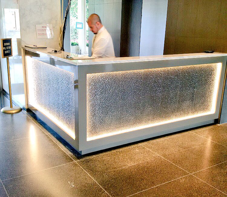 AEDesignGroup1's tweet photo. From samples to finished project #aedesigngroup #interiordesign #hospitalitydesign #customdesign https://t.co/8LunPKQxvs