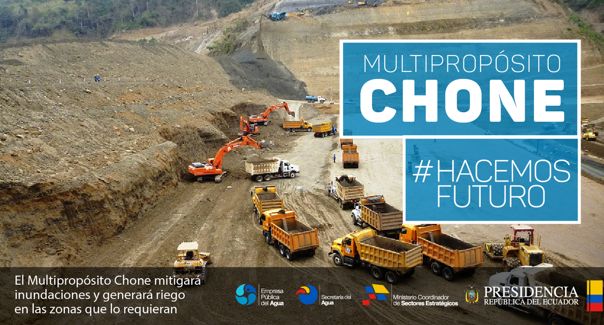 #MultipropósitoChone, una mega obra de la RC que garantiza bienestar a las nuevas generaciones #HacemosFuturo