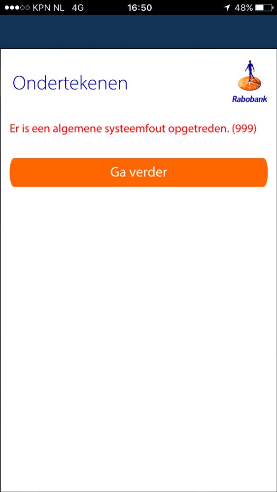 jessesar's tweet photo. @Rabobank wil graag iets overboeken naar een bekende rekening. App is up to date, telefoon opnieuw opgestart. https://t.co/ZqmJg2KEn9