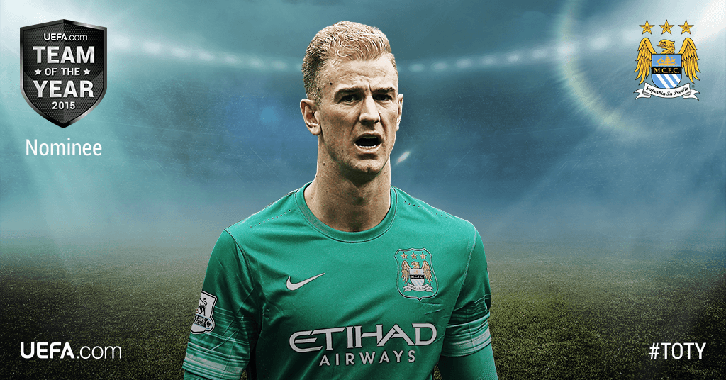 Retweet to vote <a href="/MCFC/">Now @ManCity</a>’s Joe Hart into the UEFA.com #TOTY 2015