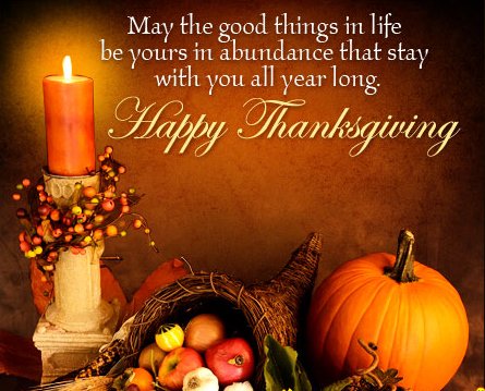 We would like to wish our Members and Friends a very Happy and Healthy Thanksgiving!