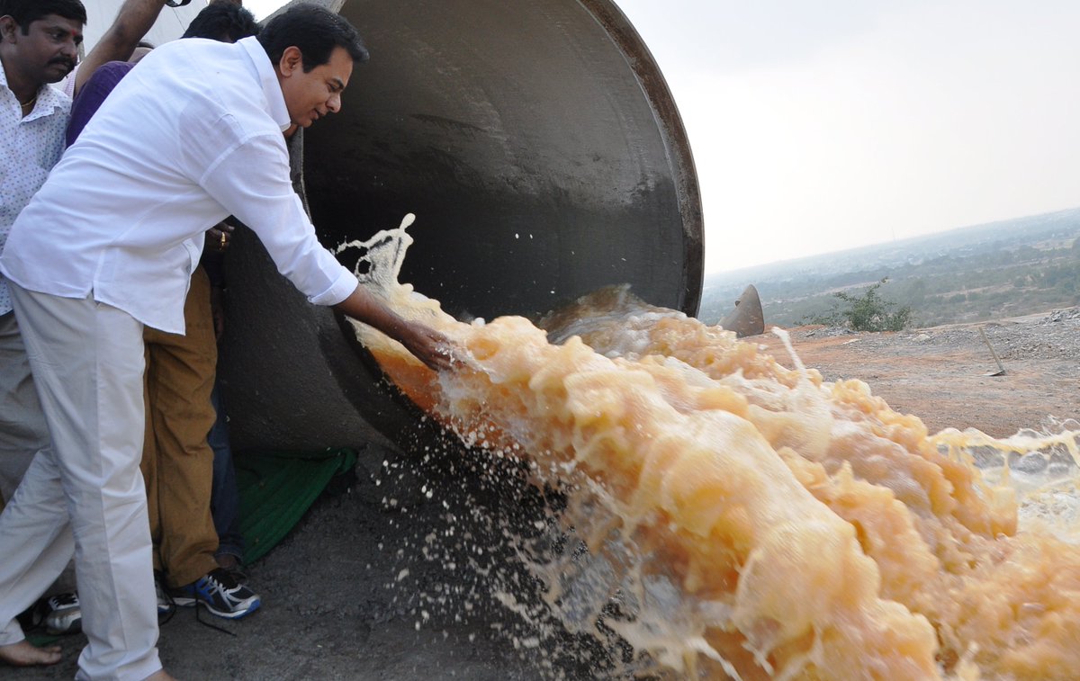 Image result for ktr,godavari water