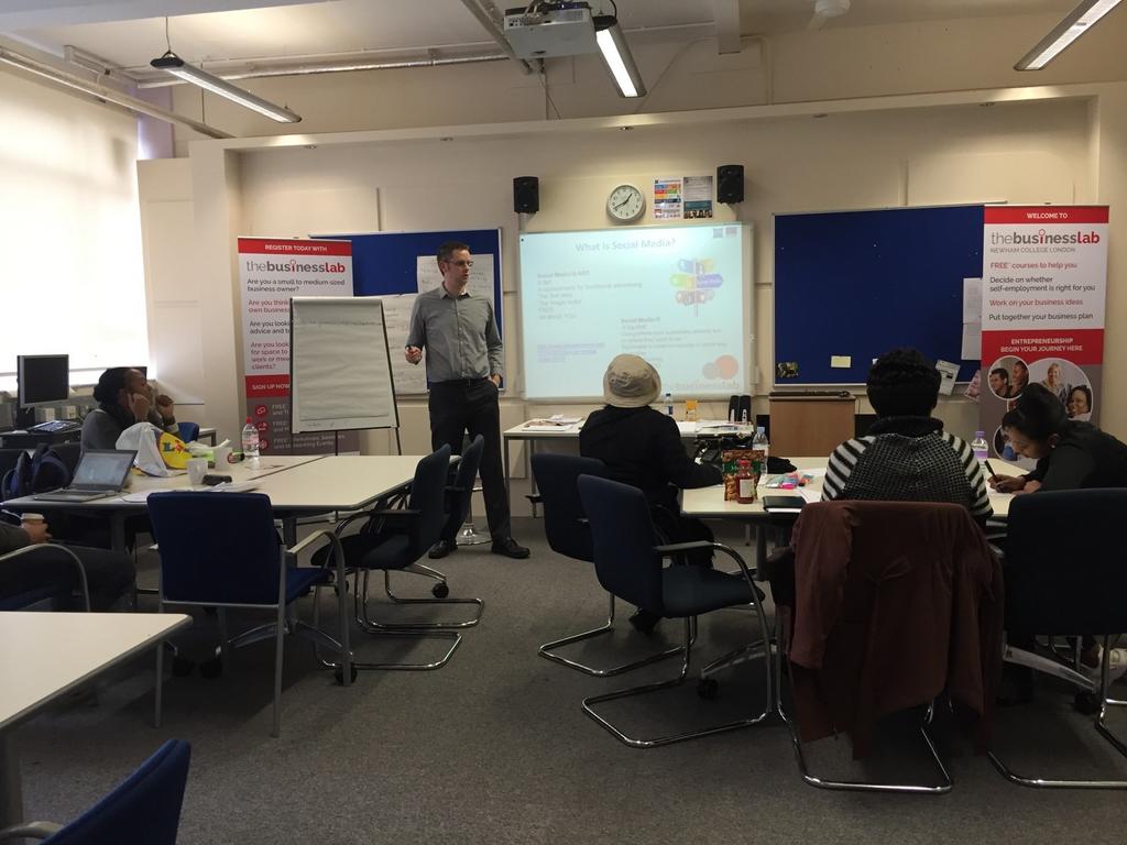 CIPsNewham's tweet photo. Day 12 of our #StepstoEnterprise course @NickHEnterprise, Natwest Business manager talks about stages of a start up! https://t.co/hVDWFAE30K