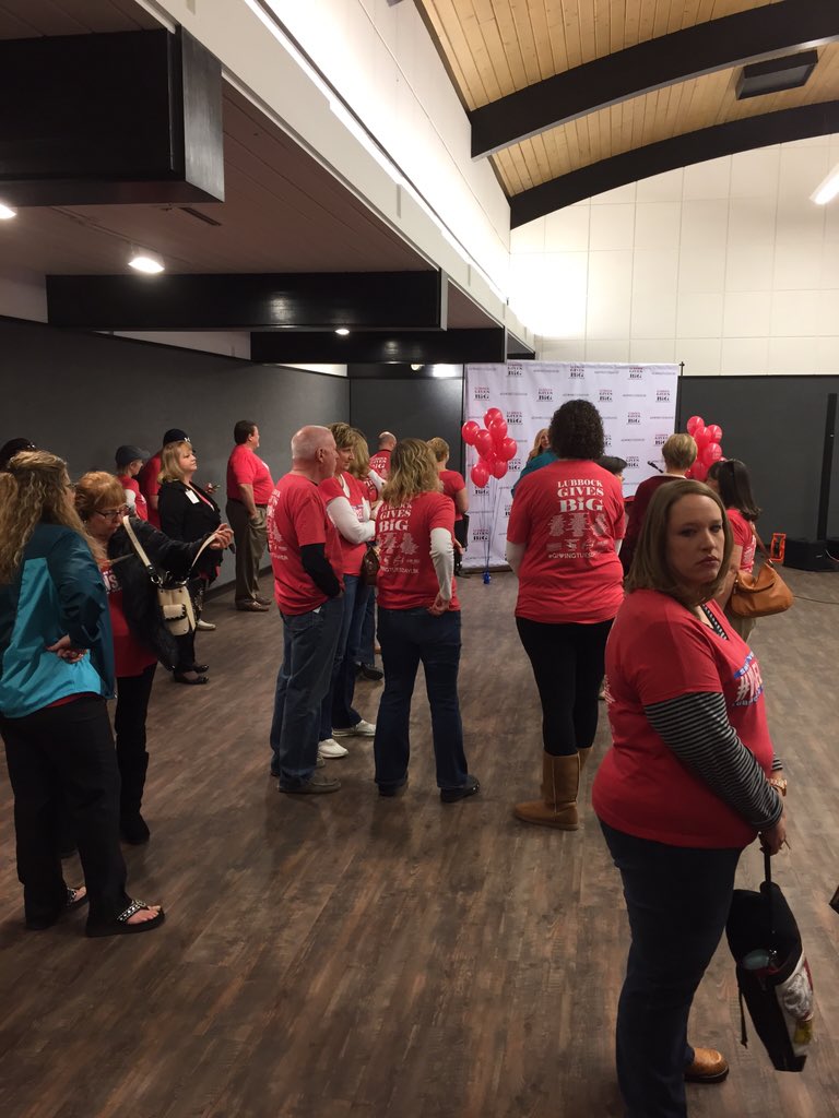 GivingTuesLBK's tweet photo. We're getting ready for the #givingtuesdaylbk press conference! Let's make #givinghistory https://t.co/Amwwt4bzLB