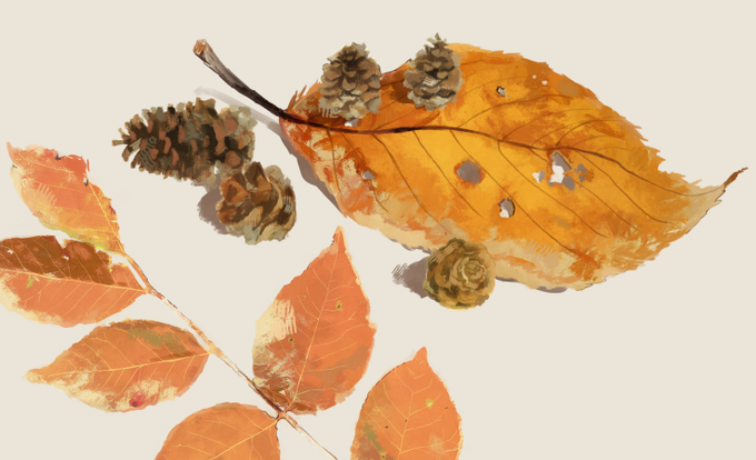 「autumn leaves」 illustration images(Oldest｜RT&Fav:50)