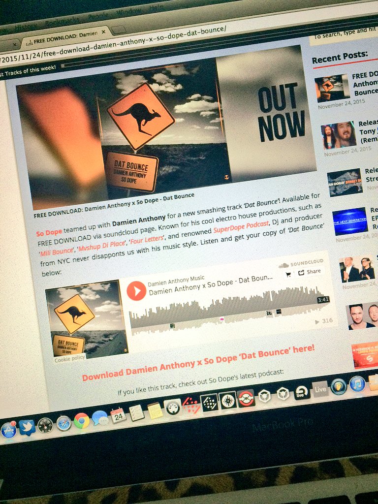 DJDamienAnthony's tweet photo. Huge shouts to @HousePlanet for posting @Itssodope &amp; I's new tune #DatBounce !! Thank you guys! https://t.co/f5r9WJ4tIA