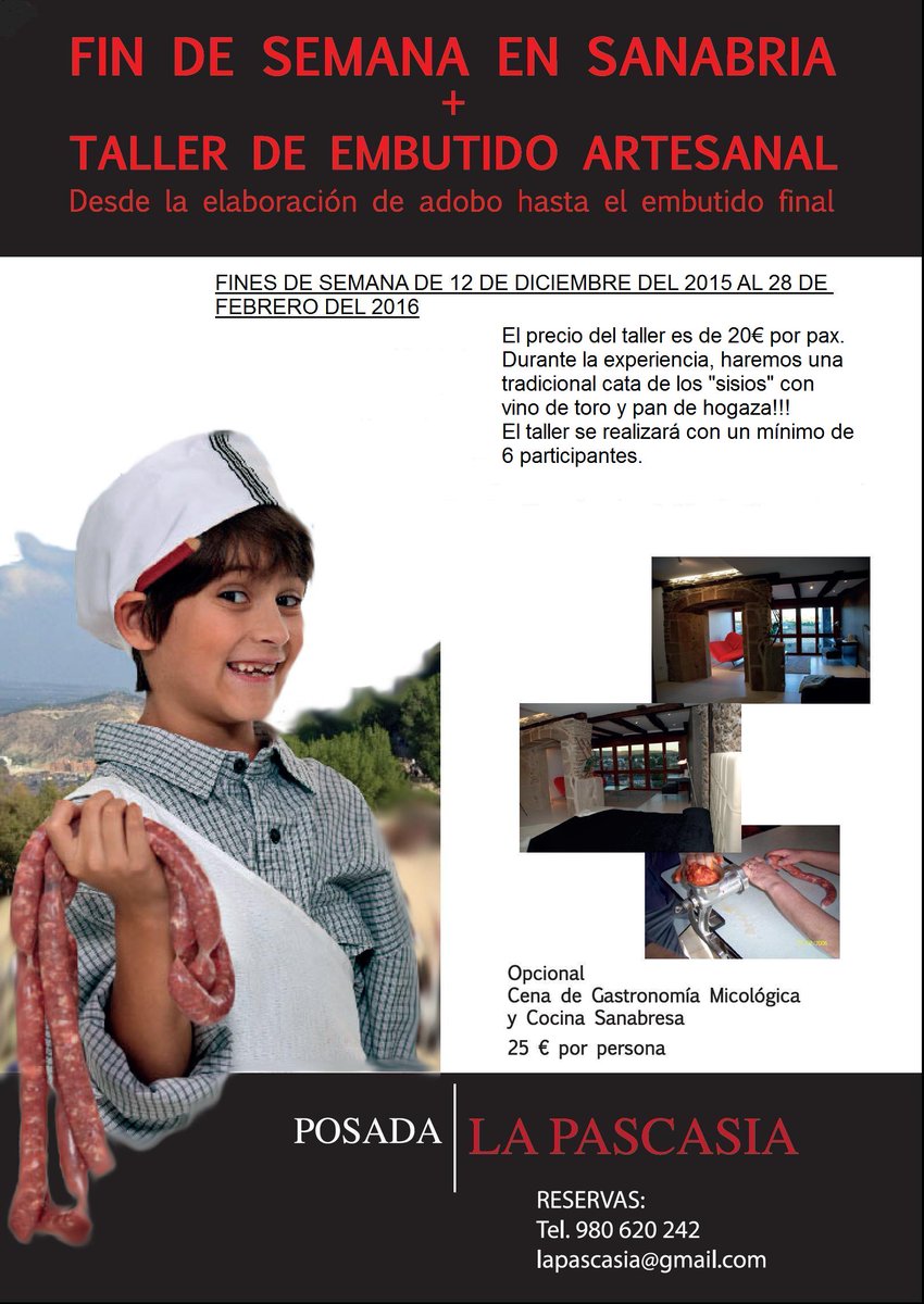 Taller de embutido artesanal en la Posada Real La Pascasia!!!!