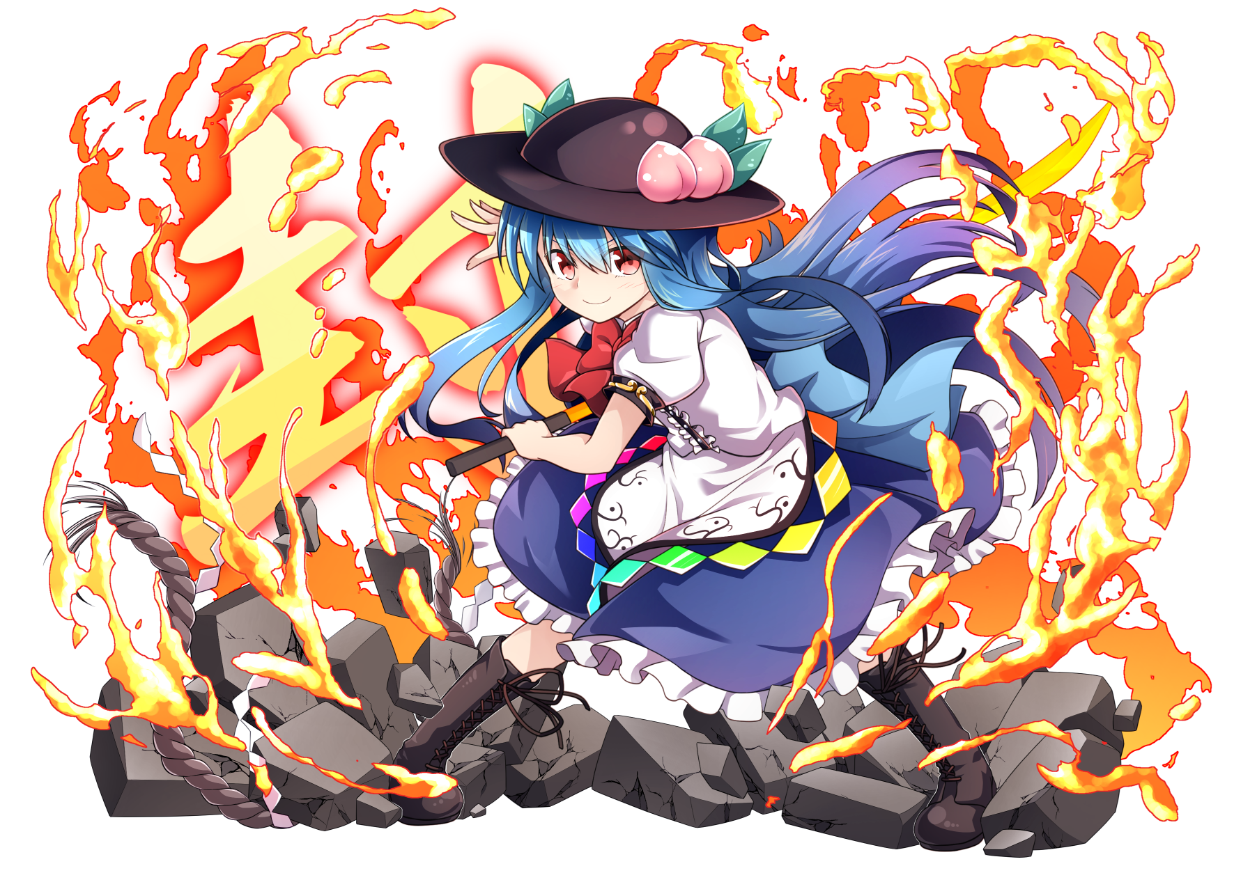 乃樹坂くしお Illust Live2d 調整もうちょっとするかもしれませんが やっとパズドラ風な比那名居天子ちゃんが完成しました Danmakuheroines T Co 0o4wmykhrk Twitter