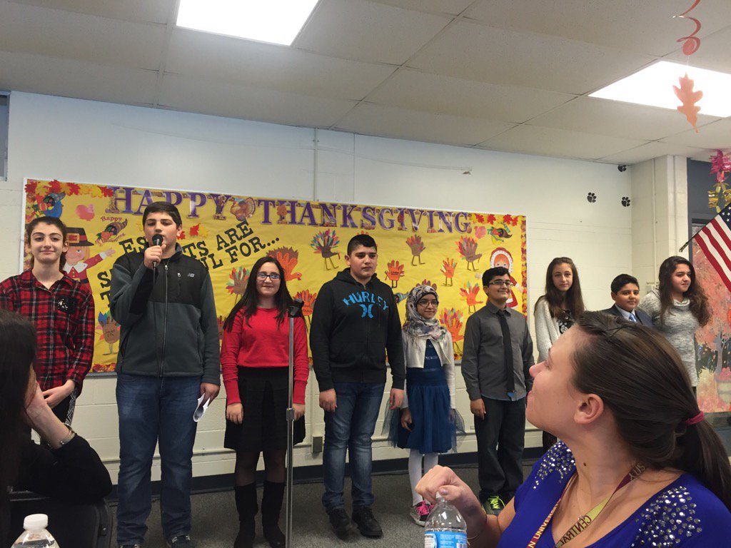 MathWithMessing's tweet photo. What an amazing Thanksgiving meal and truly touching stories. #wearelamphere https://t.co/LI1UyIBTM5