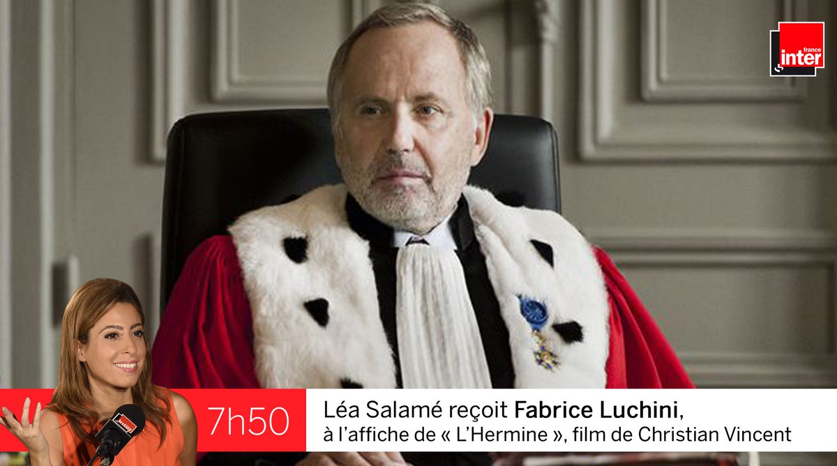 franceinter's tweet photo. Fabrice Luchini sera demain à 7h50 l'invité de @LeaSalame https://t.co/6Viu0VSWPJ #LHermine https://t.co/nUeo3bBUqi