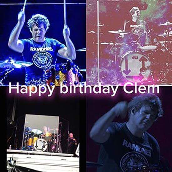 Happy birthday Clem Burke Drummer of super group Blondie. My insperation .Top class. 