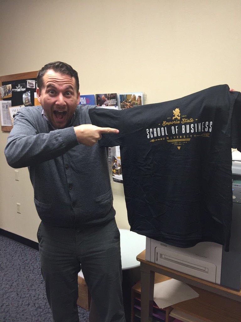 Tshirt Tuesday! Free SB shirt to the first 29 ppl to come meet James, our new student service professional. CH 208