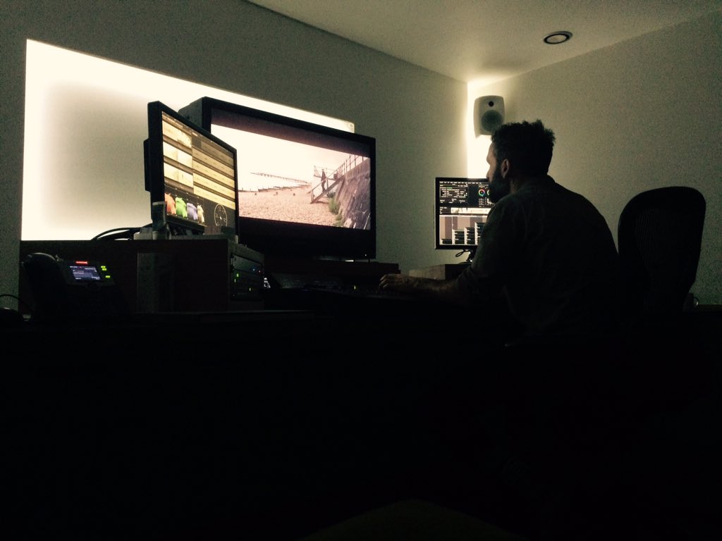 1lastdance's tweet photo. Phase 2 of post production starts. Colour grading with Duncan Russell at #Glassworks post. Film looking stunning! https://t.co/MmIKW54uNl
