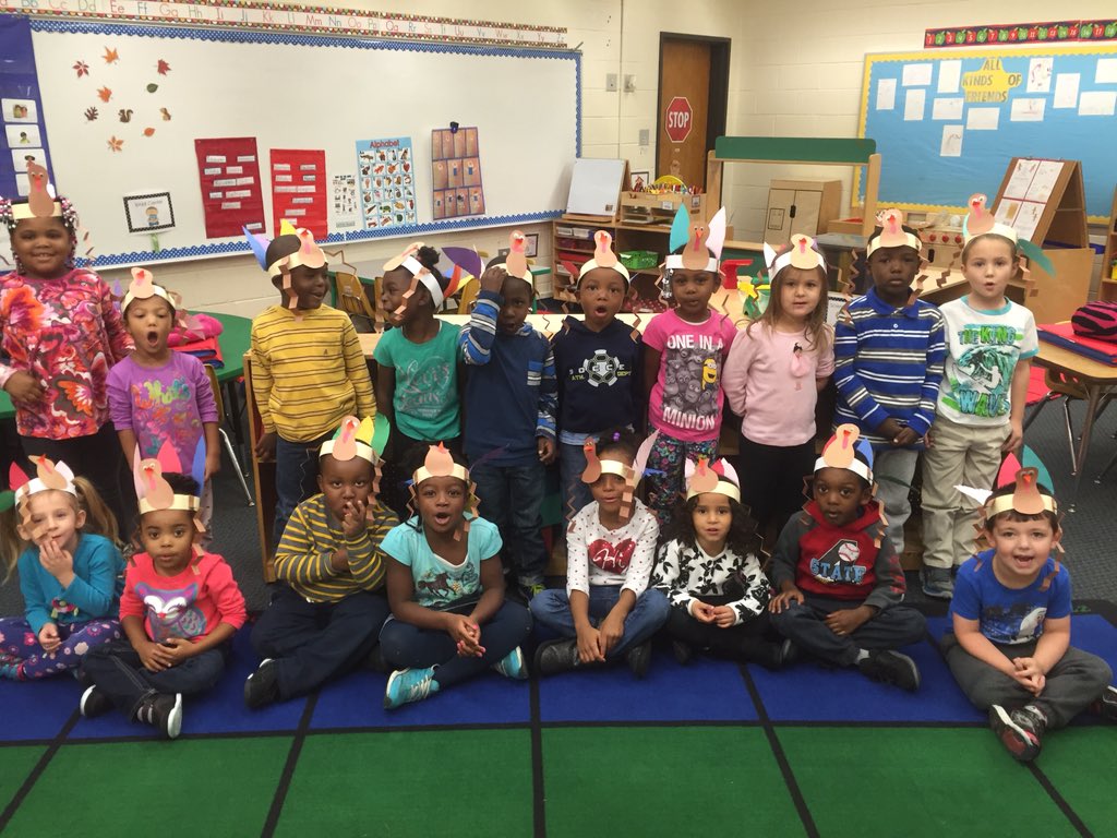 Happy Thanksgiving from Mrs. Coffman's 4K class. Gobble Gooble