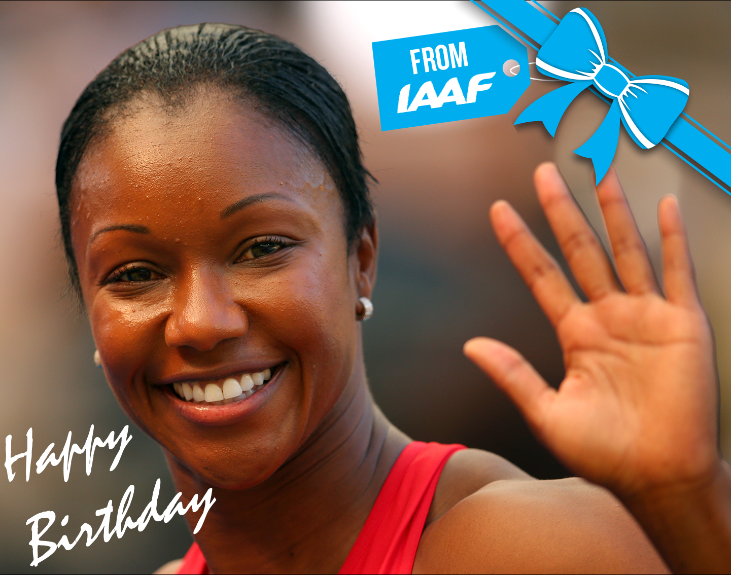 Happy Birthday to Carmelita Jeter - 2-time World champion, Olympic champion and current 4x100m World record holder 