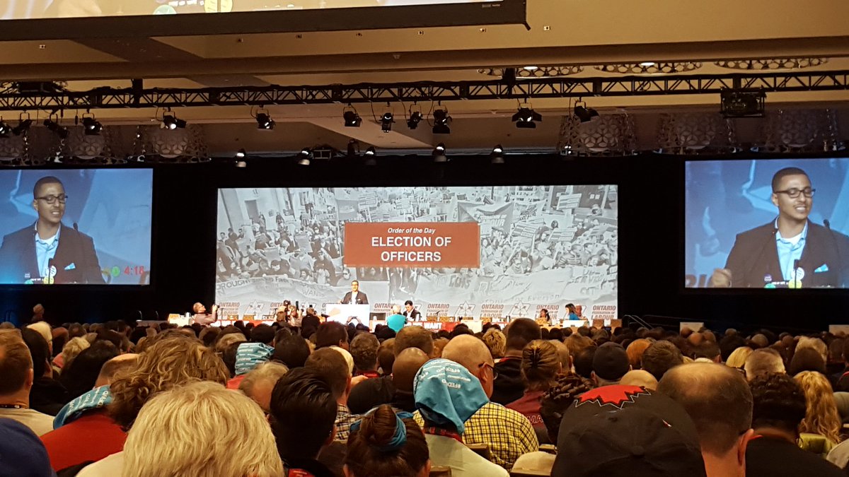 JoePereiraUFCW's tweet photo. Brother #AhmadGaied #fedforward nomination speech. #OFLabour #OntarioWeWant #Solidarity https://t.co/2GhZaQjetC