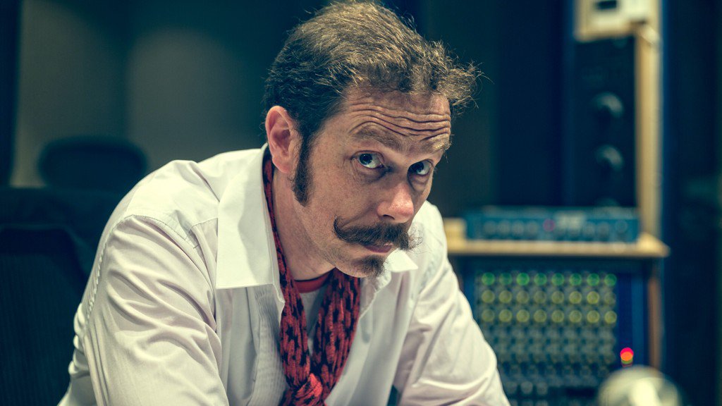 Andy listening hard <a href="/SnapStudiosUK/">Snap Studios</a> whilst recording Drew on piano and <a href="/VaultsQuartet/">Vaults Quartet</a> for latest DBD track.