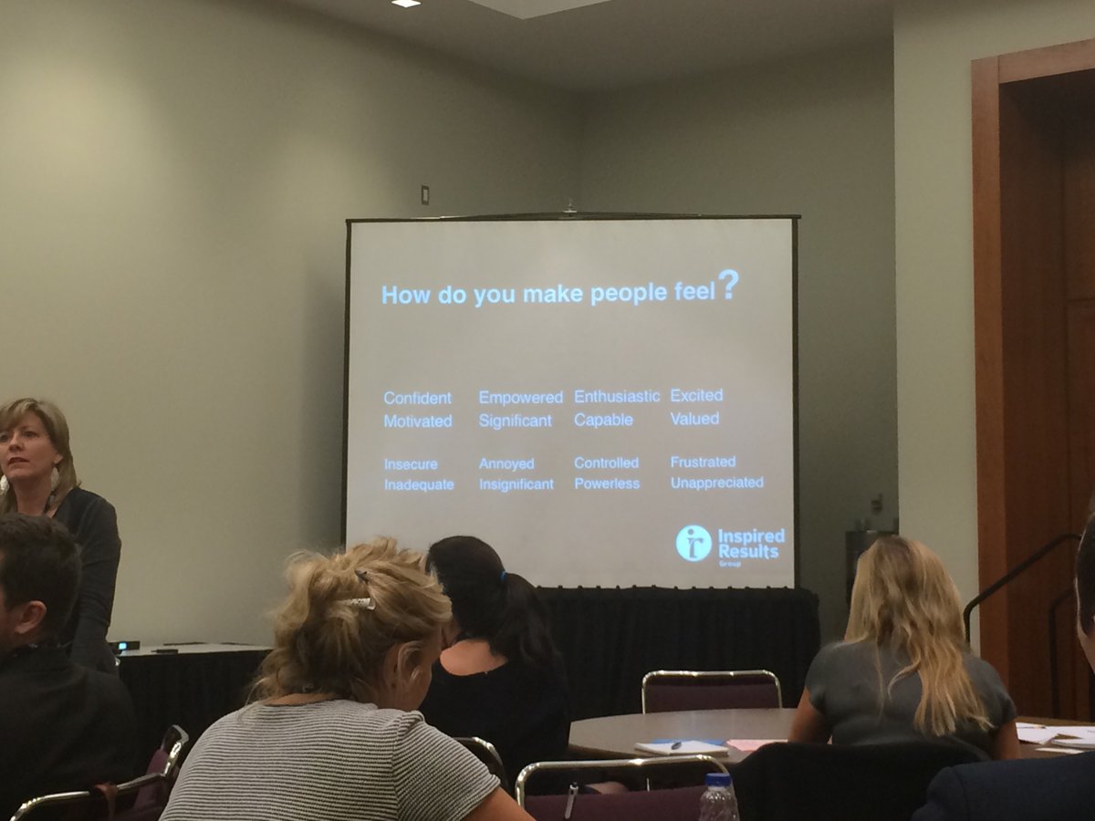 As a leader, how do you make people feel? #AFPCongress