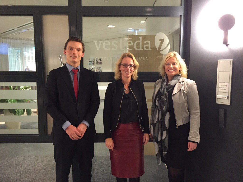 Prettig gesprek vanmiddag met <a href="/NeVaPNL/">NEVAP</a> lid Astrid Schlüter, directeur @vestedagroep, samen met collega <a href="/correntier/">Cor Rentier</a>!