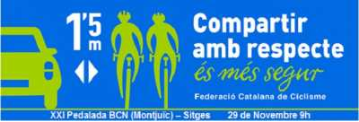 XXI Pedalada Barcelona-Sitges. Fem valer el dret de compartir la Carretera amb Seguretat!!!
ciclisme.cat/node/5000622