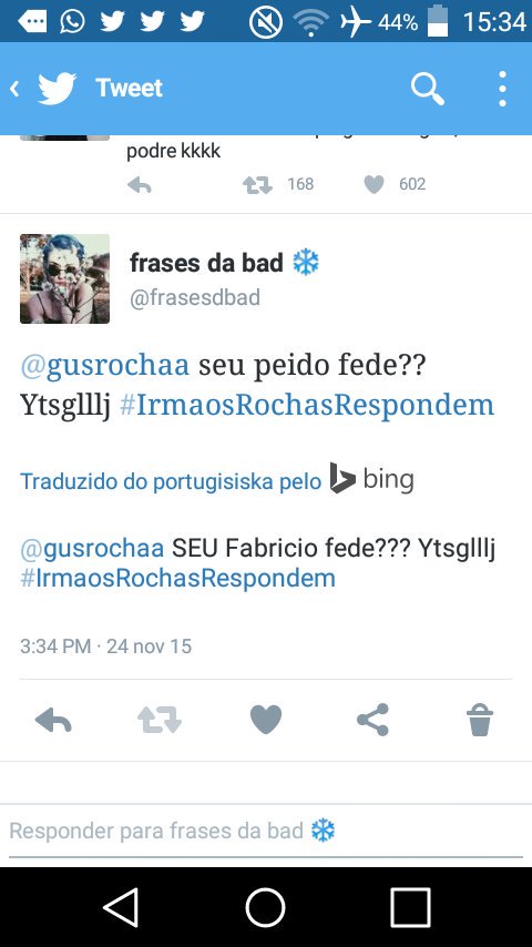 frasesdbad's tweet photo. @gusrochaa o meu deos gkuwtoi https://t.co/3wPsQqQYbX