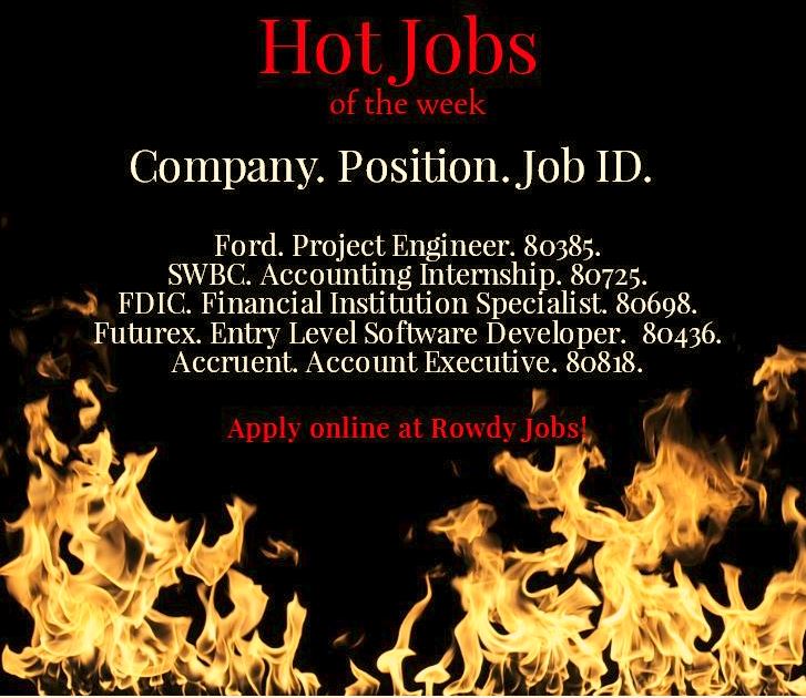 alvarez_ssc's tweet photo. Looking for an internship or new job? Check out these great opportunities on #RowdyJobs! #UTSA #UTSACOB #UTSACSPD https://t.co/2pUShjopLN