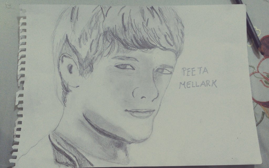 Dannykahlo's tweet photo. Peeta 👌 😍
@jhutch1992 
#TheHungerGames #CatchingFire #Mockingjay #Drawing https://t.co/Exra89na8V