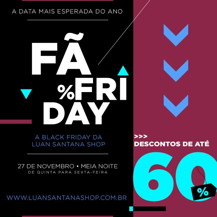 luansantana's tweet photo. E vem Black Friday na @luansantanashop. Sexta-feira!! - Equipe LS - https://t.co/3ak4lncn63 https://t.co/zH9DBbp3JZ