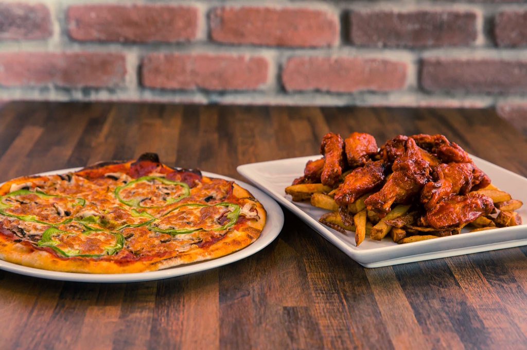 This Thursday, let's give thanks for pizza and wings and watch a football game!