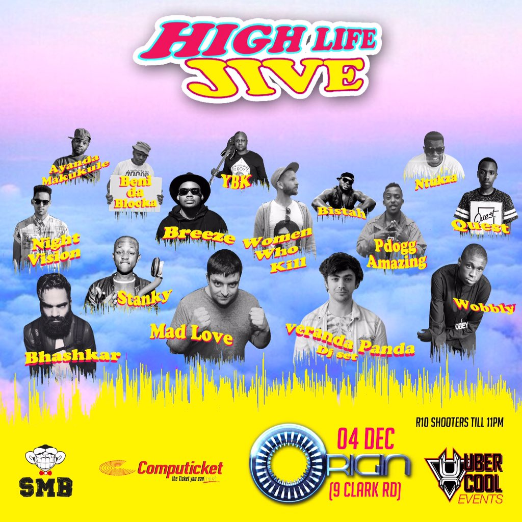SMB_DBN's tweet image. #HighLifeJive 04 December 2015 @OriginDBN 🗣🗣🗣🗣🗣