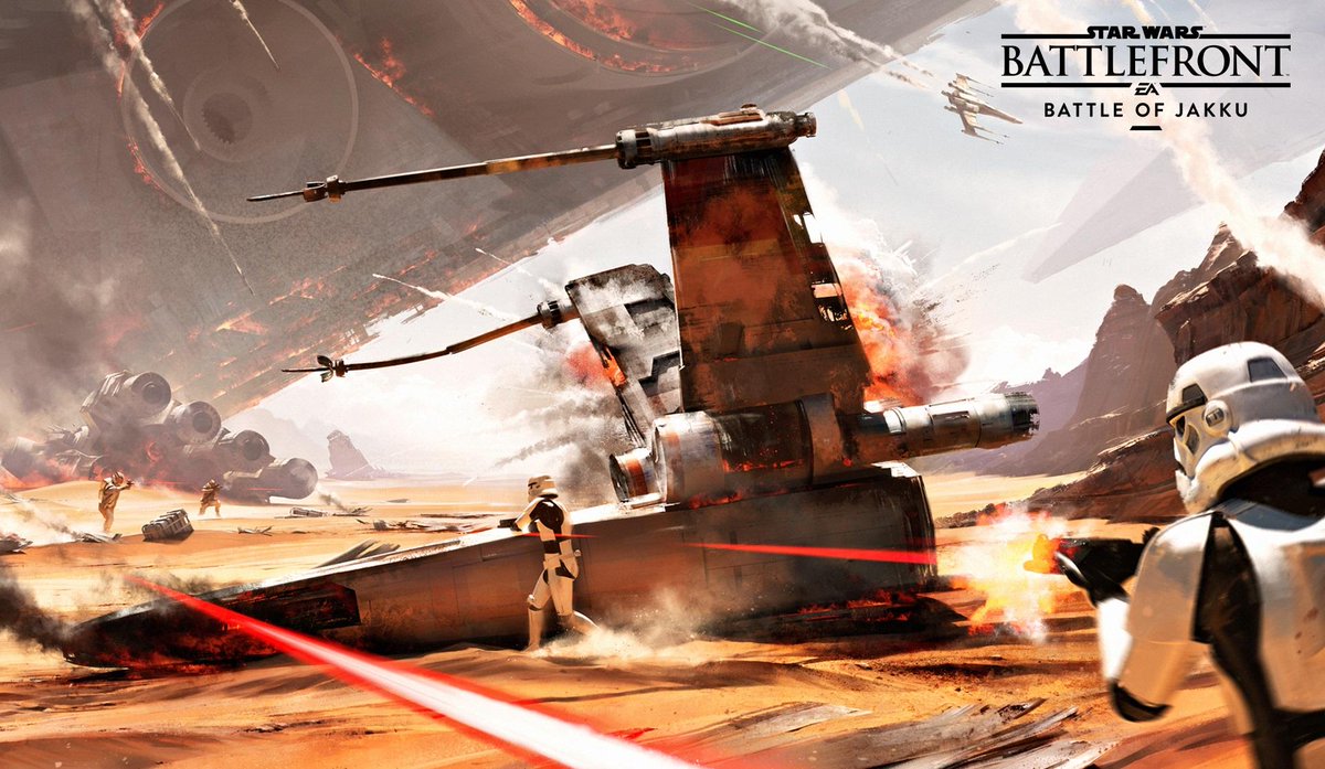 EAStarWars's tweet image. Check out Turning Point, the new game mode included in the upcoming free DLC Battle of Jakku bit.ly/1MAnKTl