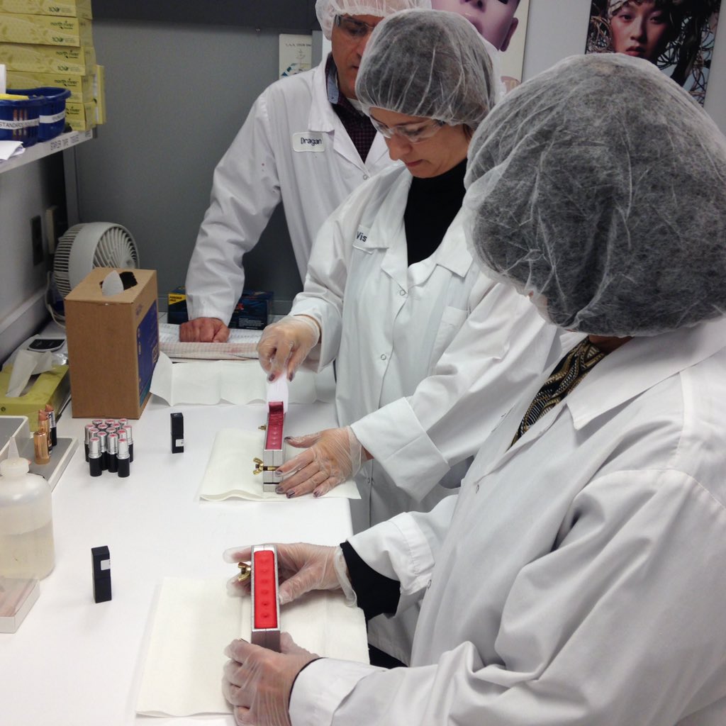 Marie-France Lalonde on X: Took a tour of Estée Lauder factory in