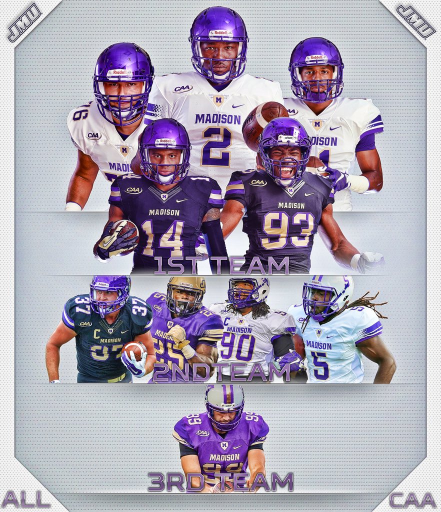 JMUCoachWithers's tweet photo. Congrats to our All-Conference guys!  Remember the Strength of the Wolf is the Pack! #TheEdge https://t.co/s1vObJPfFW