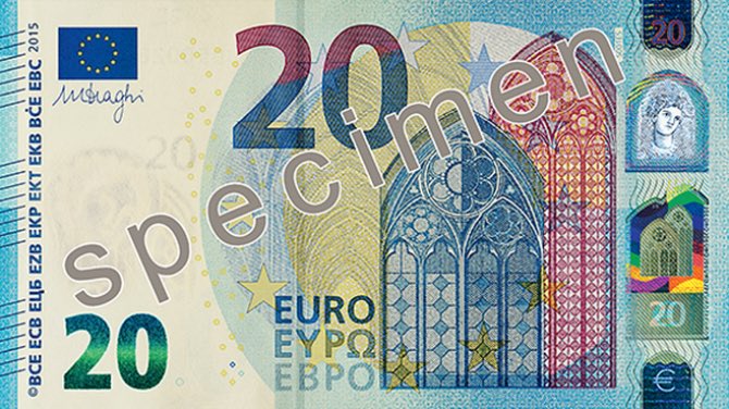 Opgelet! Vanaf morgen het nieuw 20,- biljet, bekijk het linkje voor de kenmerken #euro youtu.be/ZPXAkS_ea1w ^mh