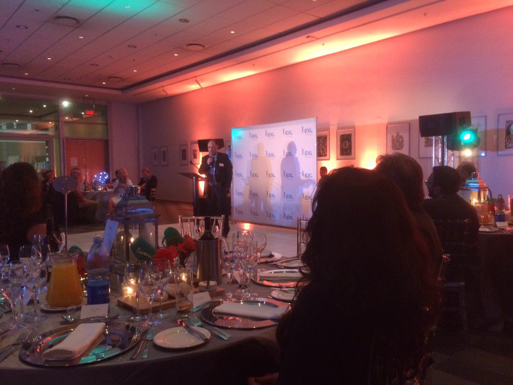 DermotSA's tweet photo. Cofounder & #COO of #EXLServices presenting welcome for their #CapeTown launch event. V impressive. https://t.co/SgTTXUC6NL