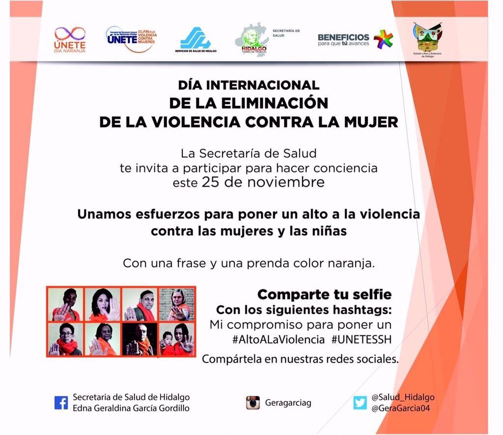 juris_5's tweet photo. #AltoALaViolencia #UNETESSH Hagámoslo por ellas !!! @Salud_Hidalgo @GeraGarcia04 @PrestacionSSH https://t.co/3v7MpG1GLw