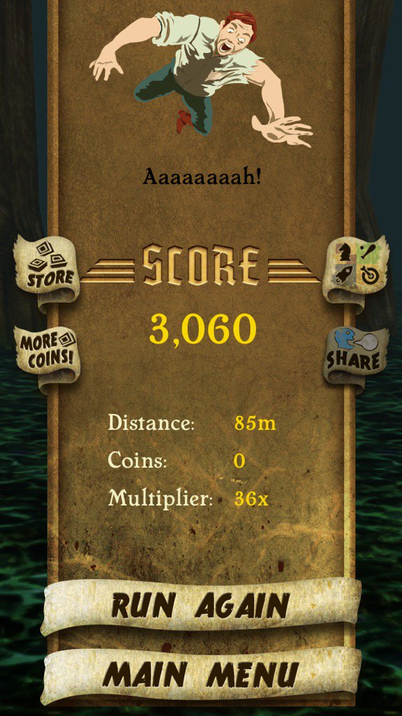 charlotte_hurt's tweet photo. I got 3,060 points while escaping from demon monkeys. Beat that! https://t.co/5hEooVOxrc #TempleRunh https://t.co/DtUTZ8NnXq