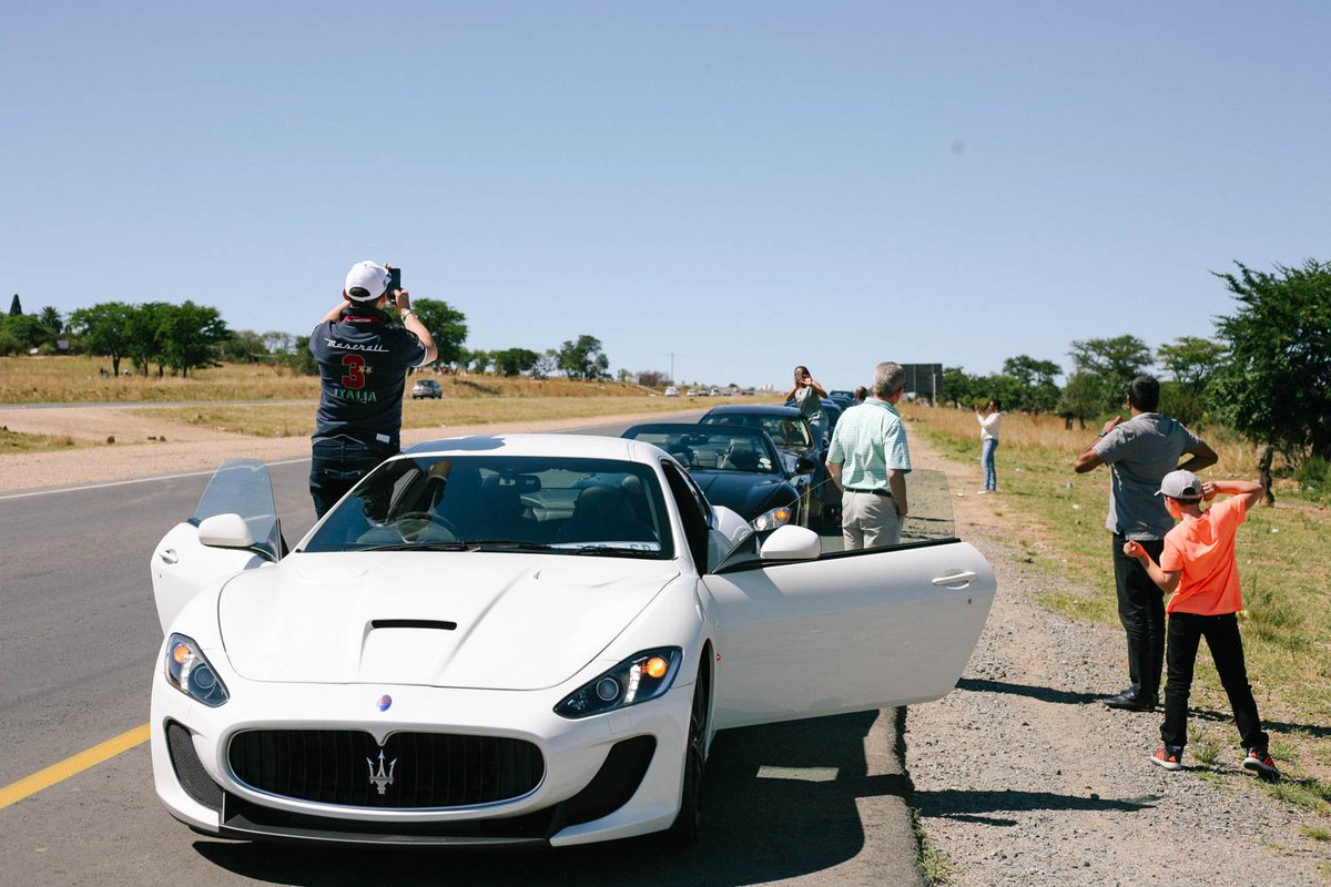 Great Maserati breakfast run to Black Horse brewery in Magaliesburg on Sunday 22 November.