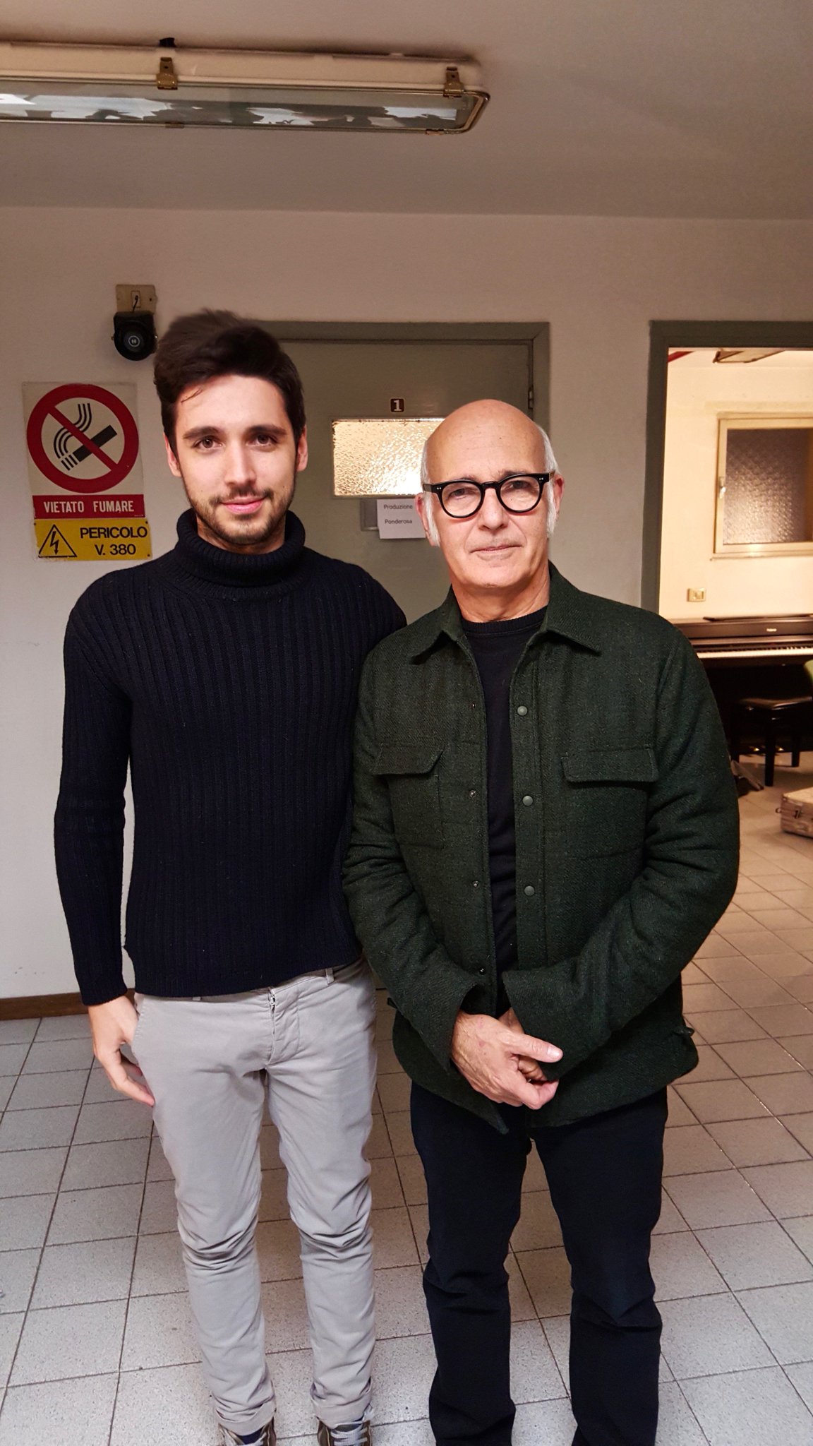 Happy Birthday Ludovico Einaudi  - Backstage Filarmonico Verona 