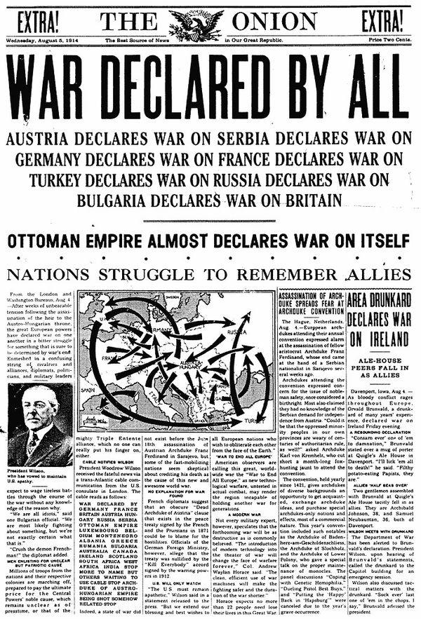“Ottoman Empire almost declares war on itself.” (via theonion) Jon